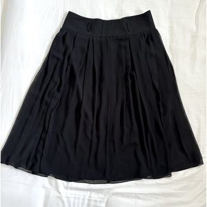 Vince Camuto Plus Chiffon Pleated Skirt